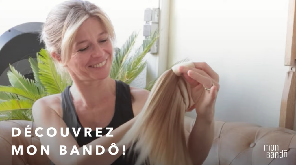 Mèche de cheveux coupée pour fabriquer une couronne capillaire