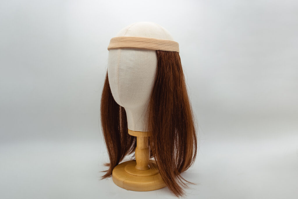 Couronne version nuque : cheveux à l'arrière de la tête